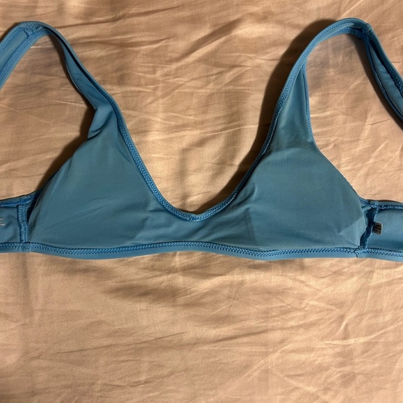 Aerie Blue Scoop Neck Bikini Top - Picture 3 of 4